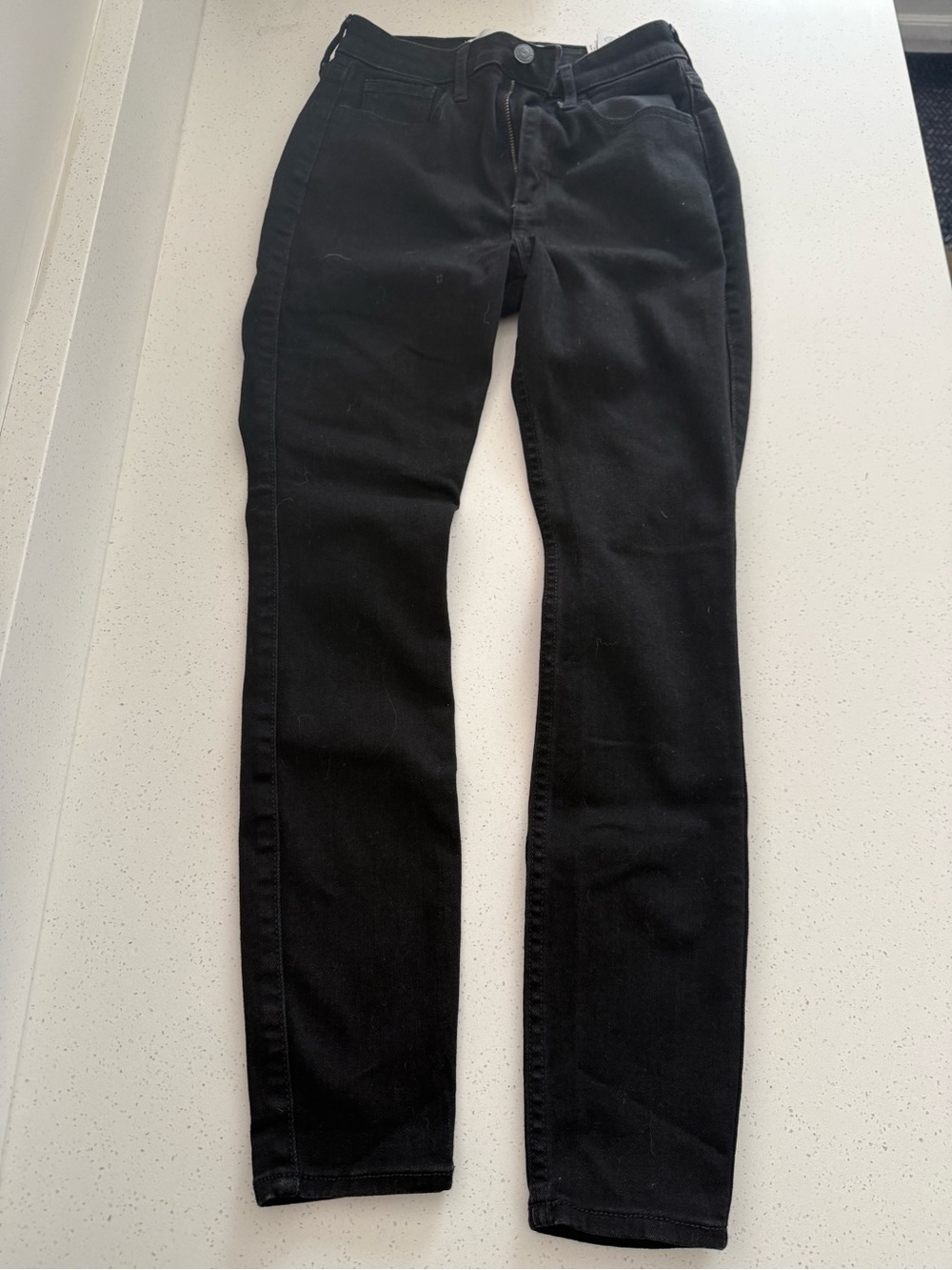 Hollister Black Curvy High-Rise Super Skinny Jeans